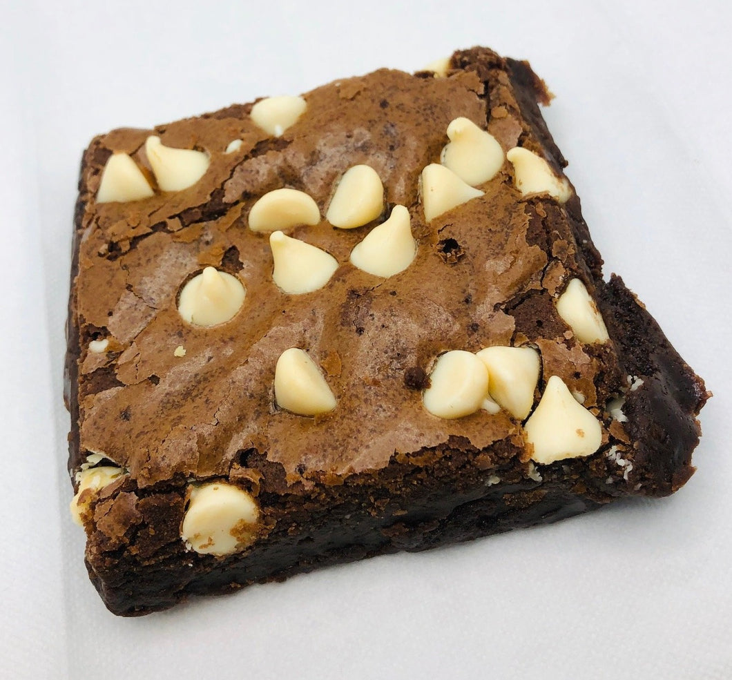 White Chocolate Chip Fudge Brownies